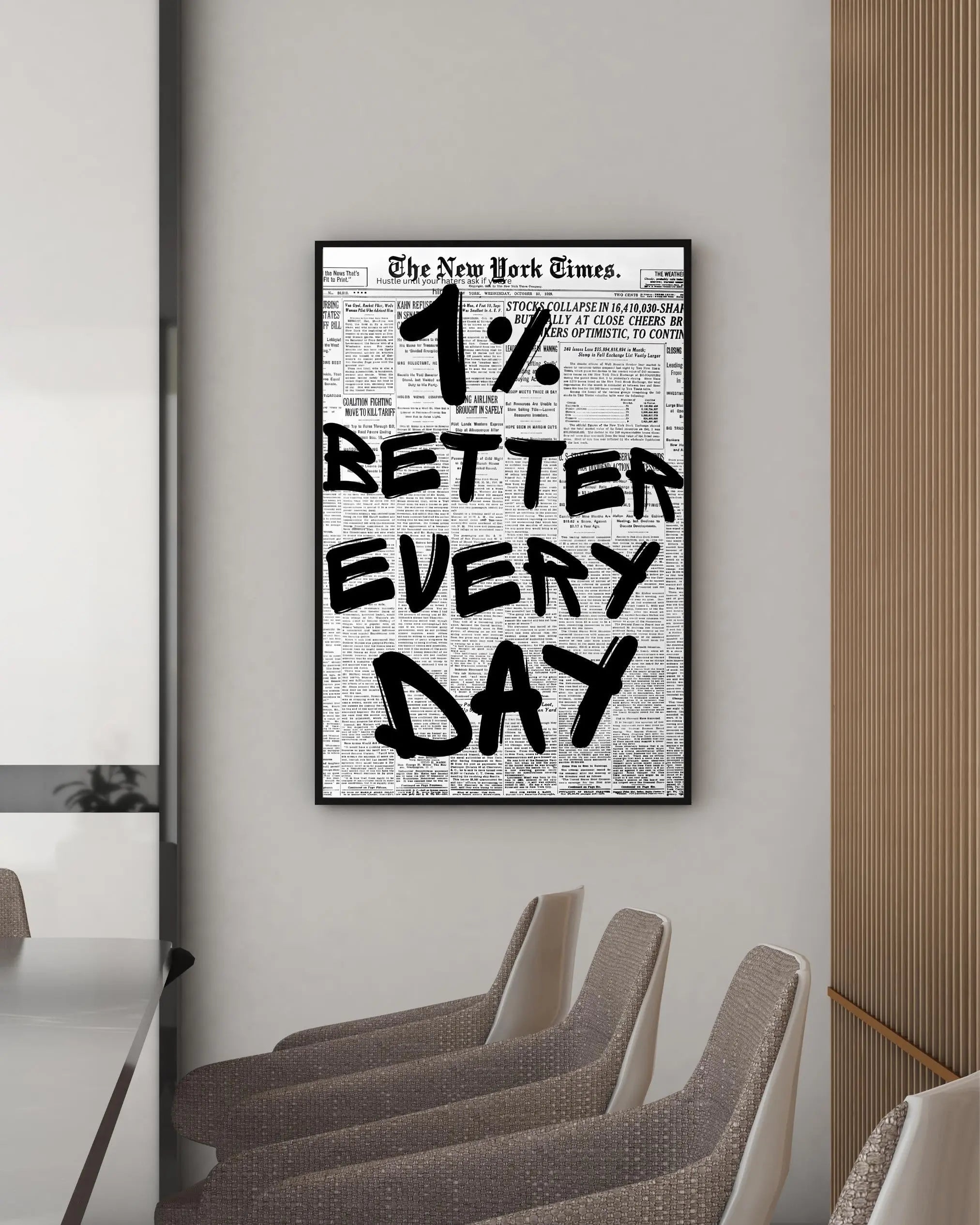 1% Better Every Day Framory Prints