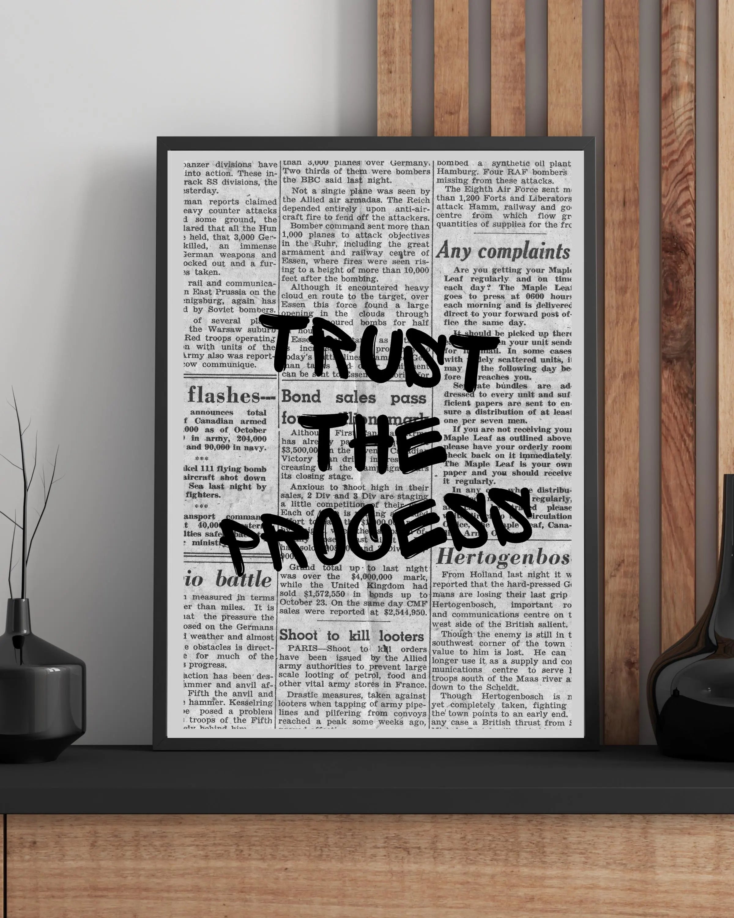 Trust the Process Framory Prints