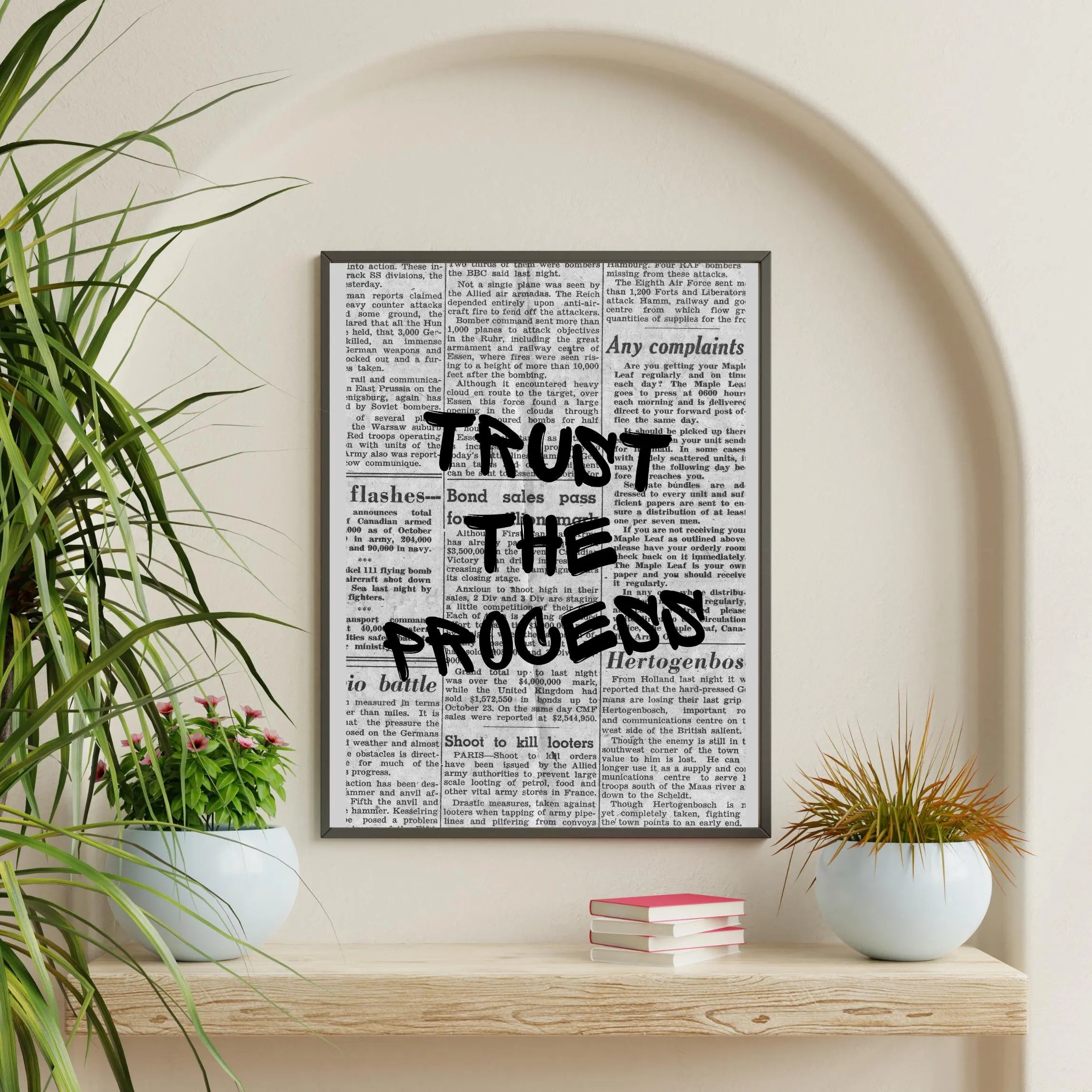 Trust the Process Framory Prints