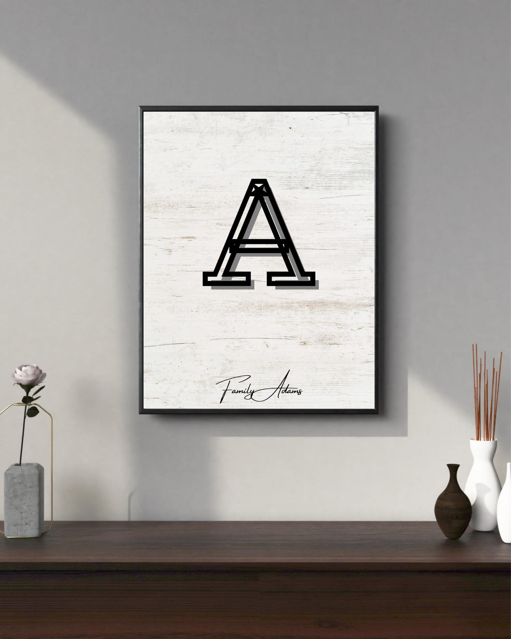 Personalized Family Portrait Poster