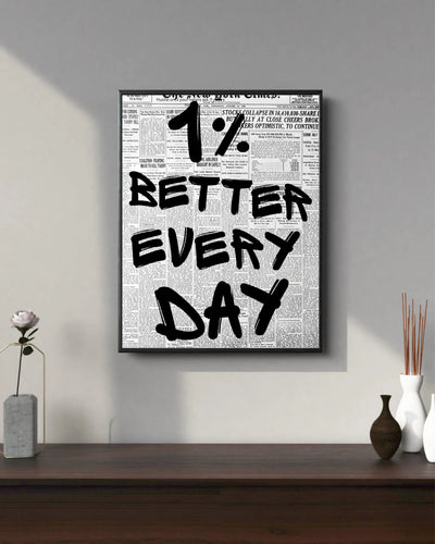 1% Better Every Day Framory Prints