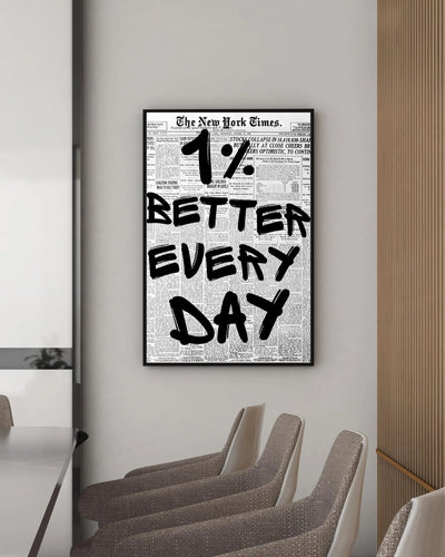 1% Better Every Day Framory Prints