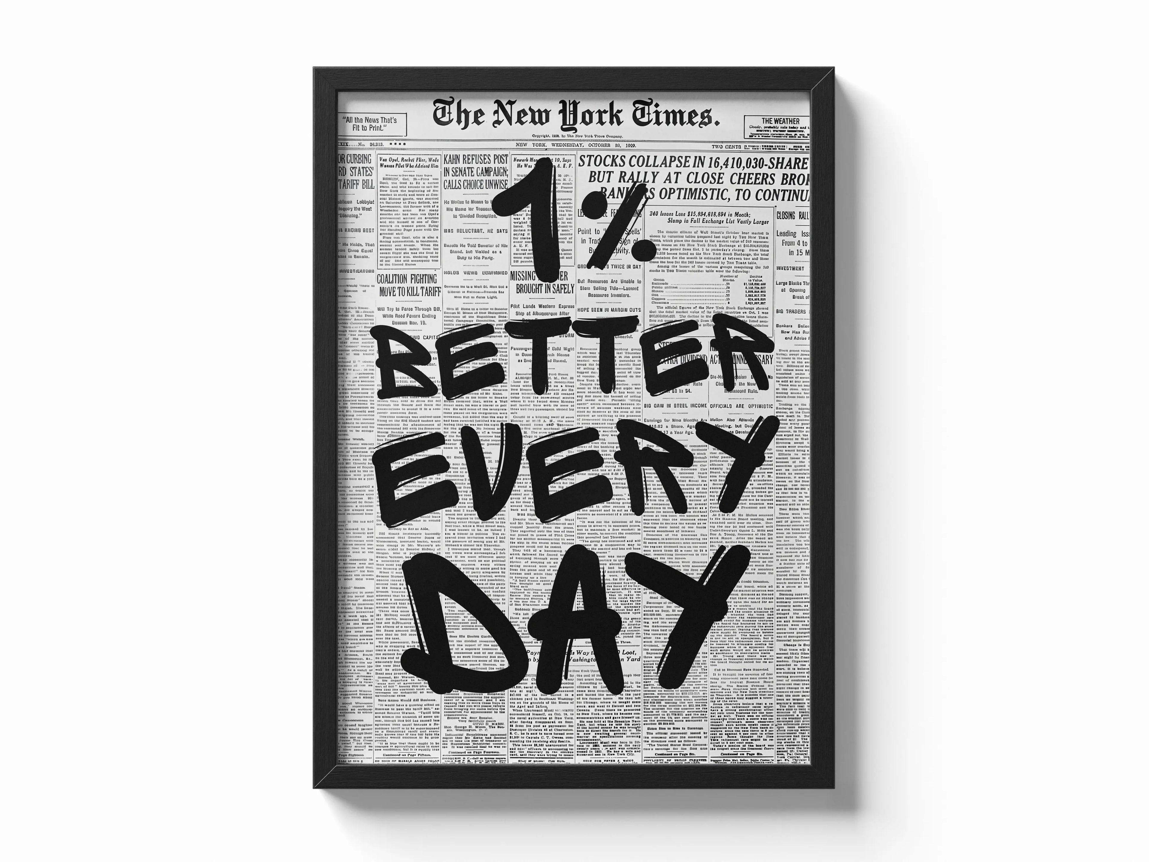 1% Better Every Day Framory Prints