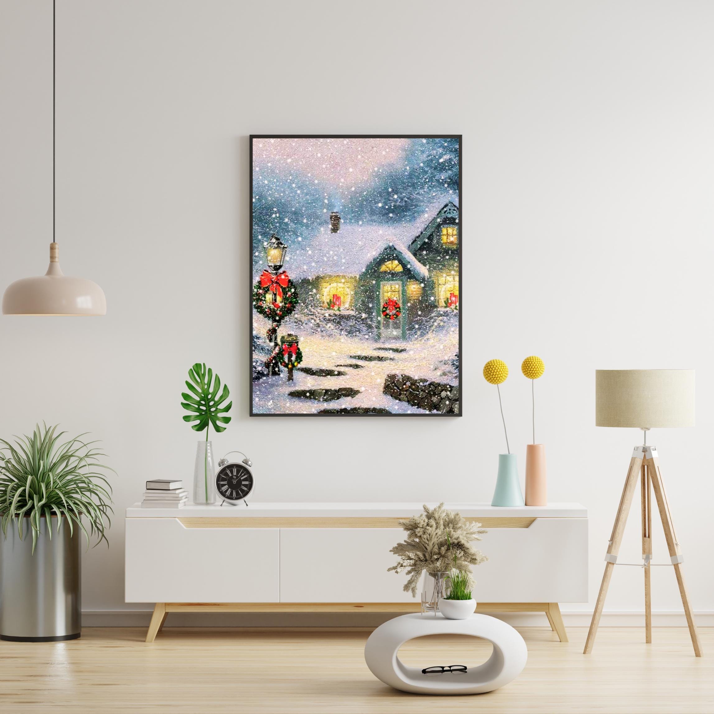 Vintage Christmas House