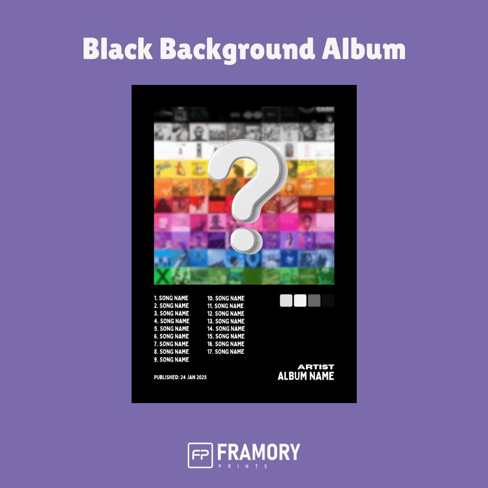 Personalized Music Tracklist Album