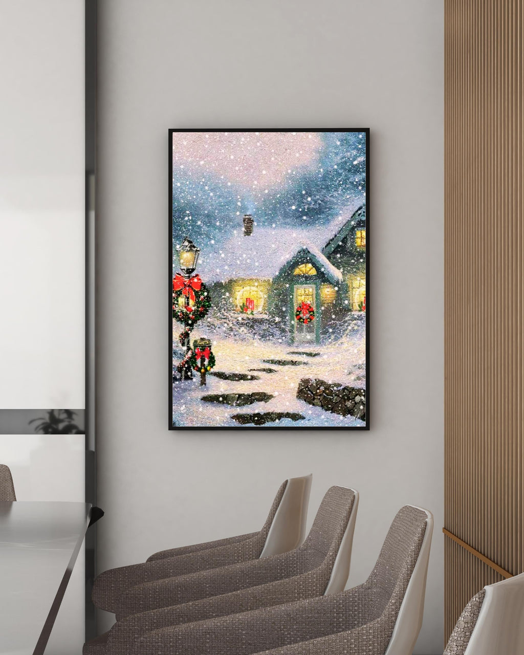 Vintage Christmas House