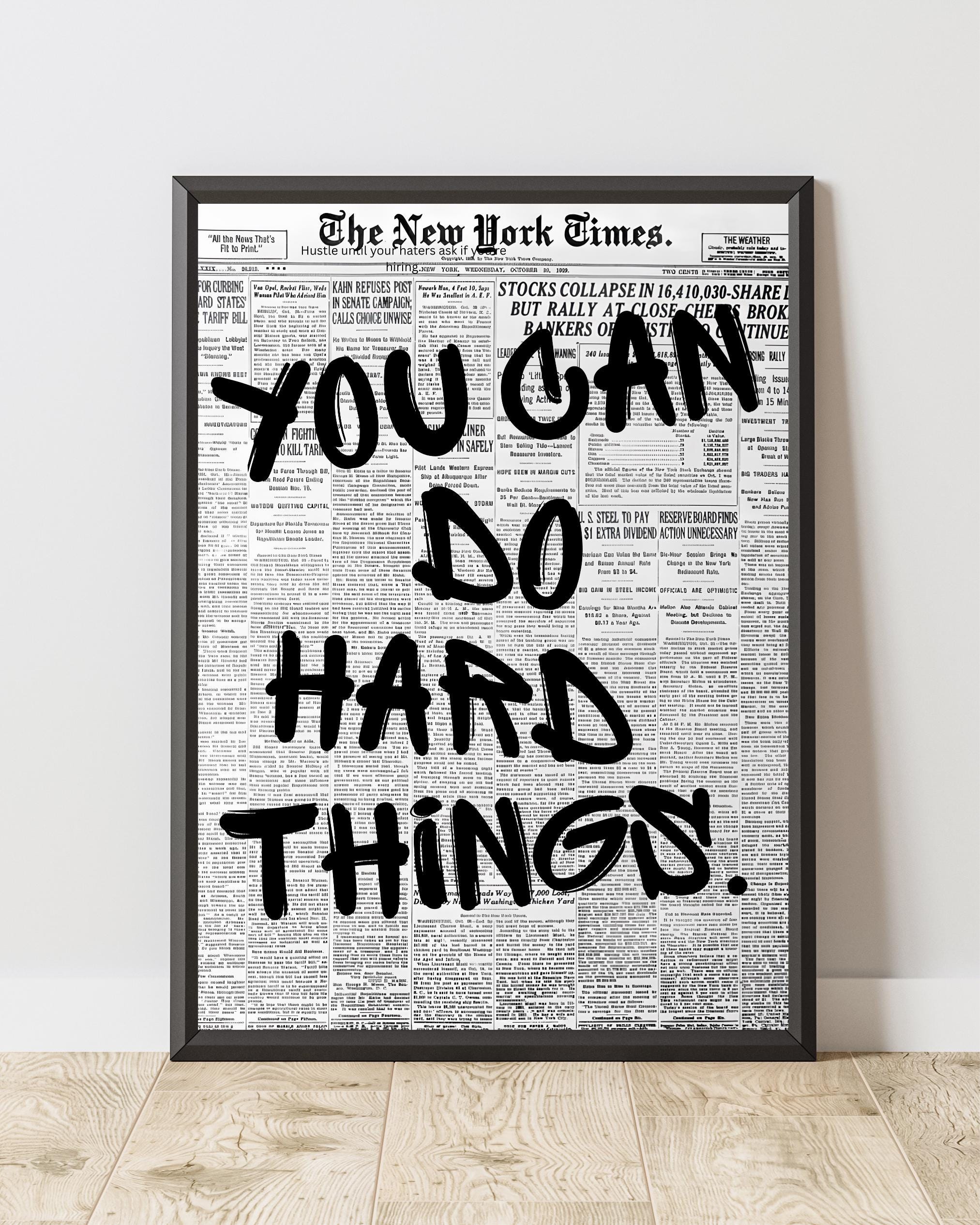 You Can Do Hard Things.