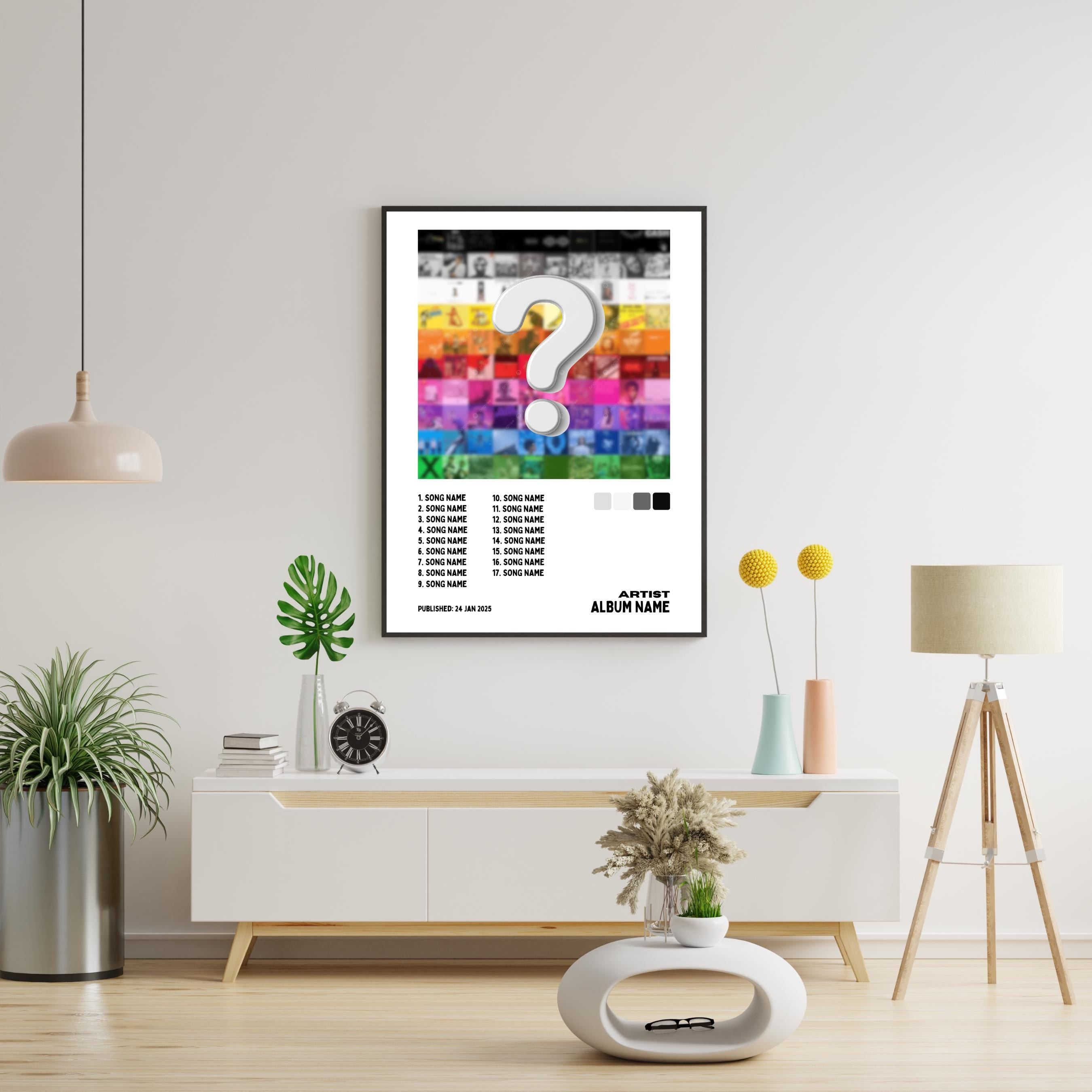 Personalized Music Tracklist Album