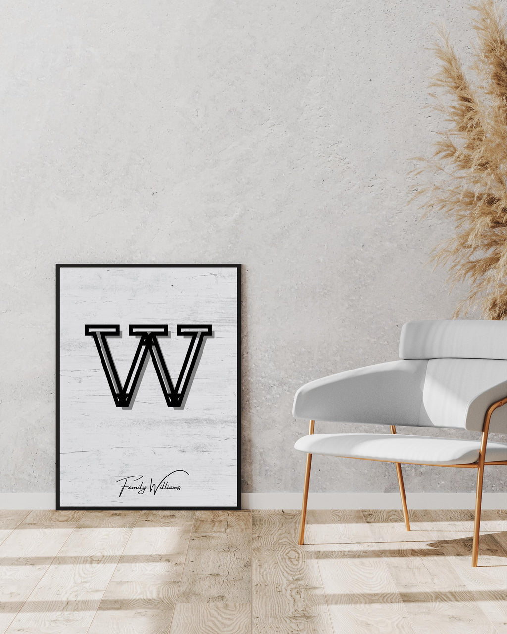 Personalized Family Portrait Poster