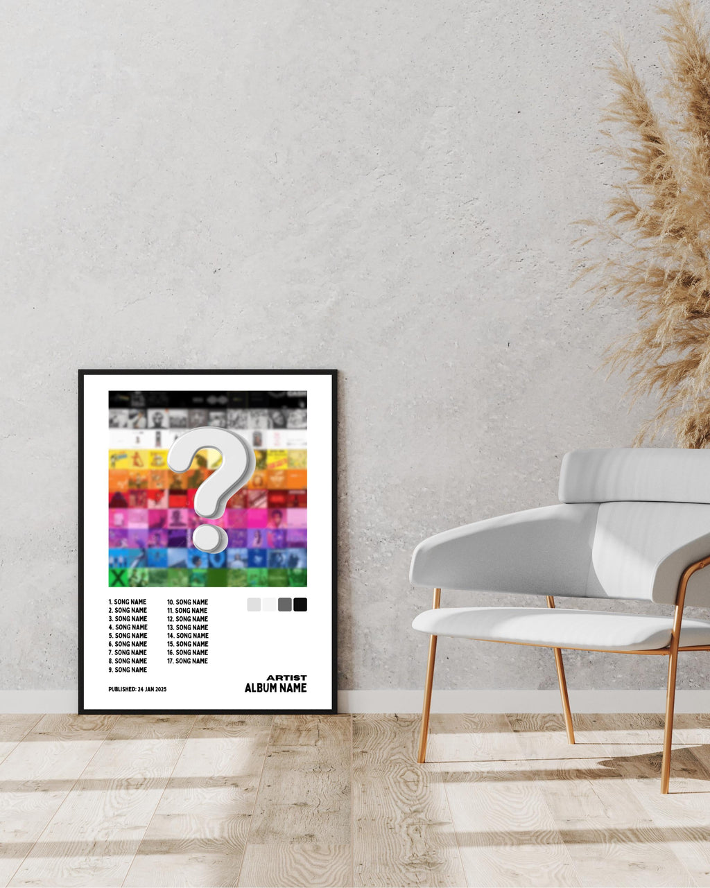 Personalized Music Tracklist Album