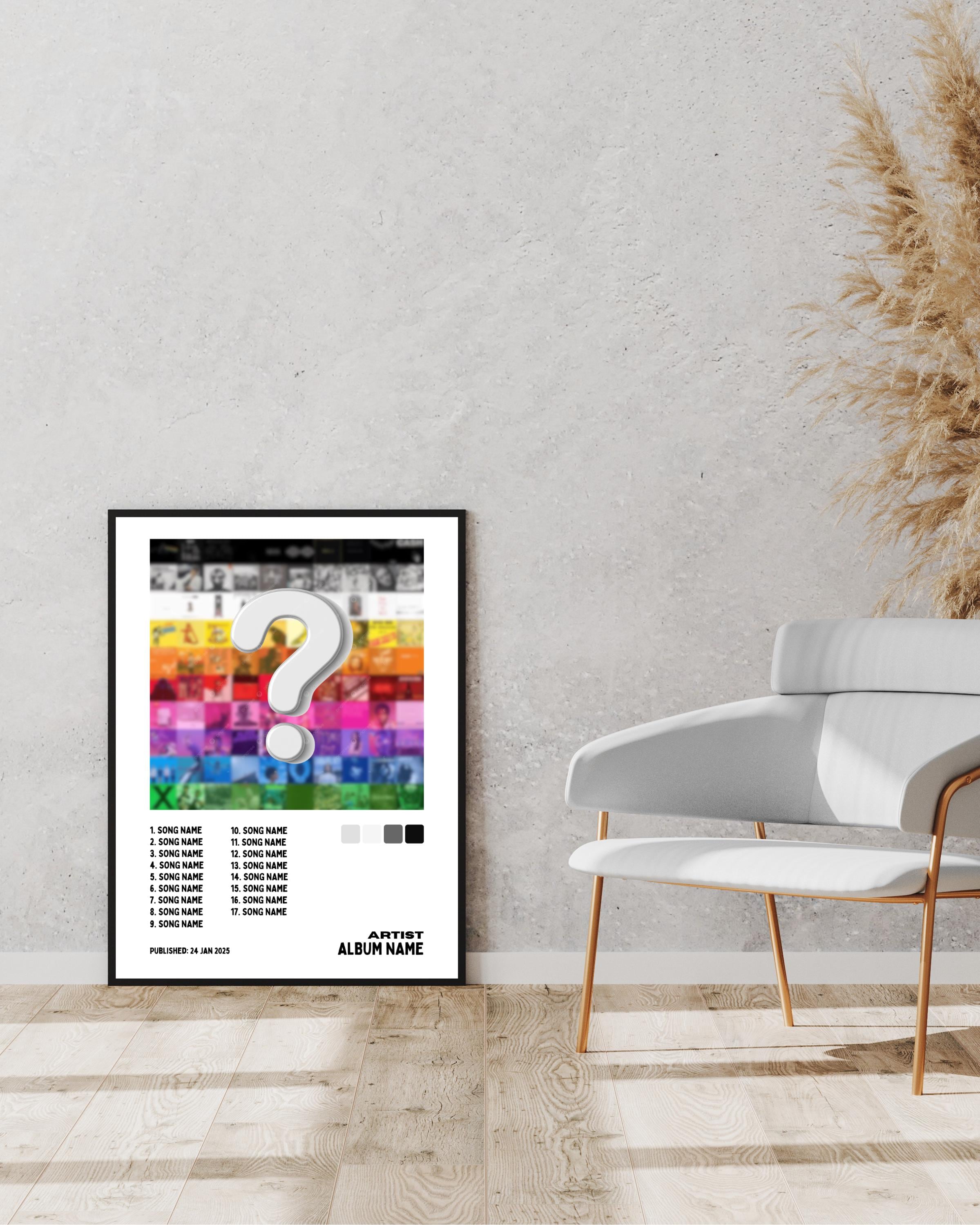 Personalized Music Tracklist Album