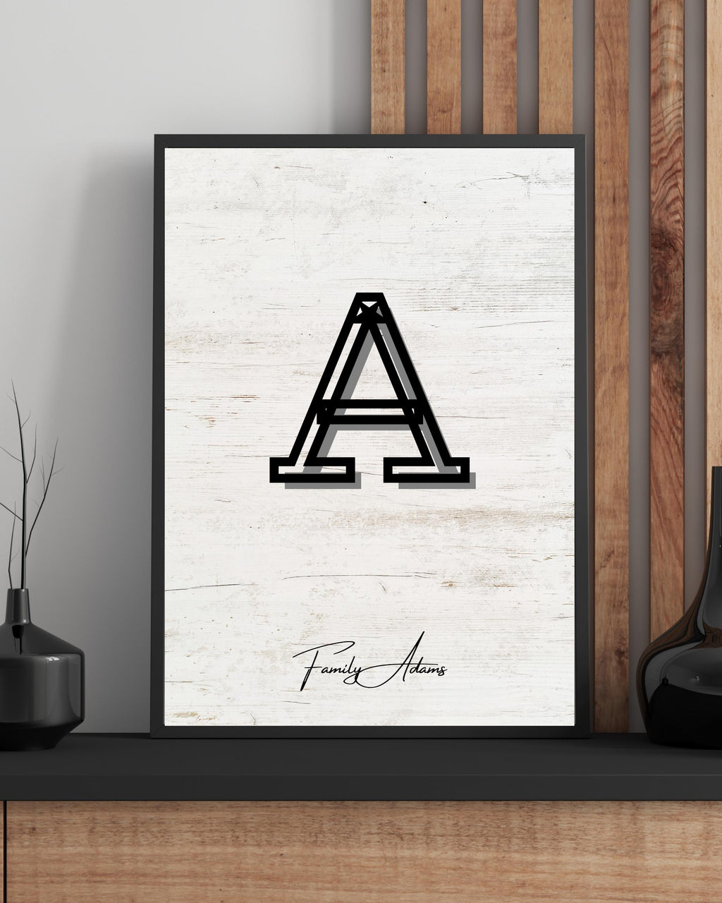 Personalized Family Portrait Poster