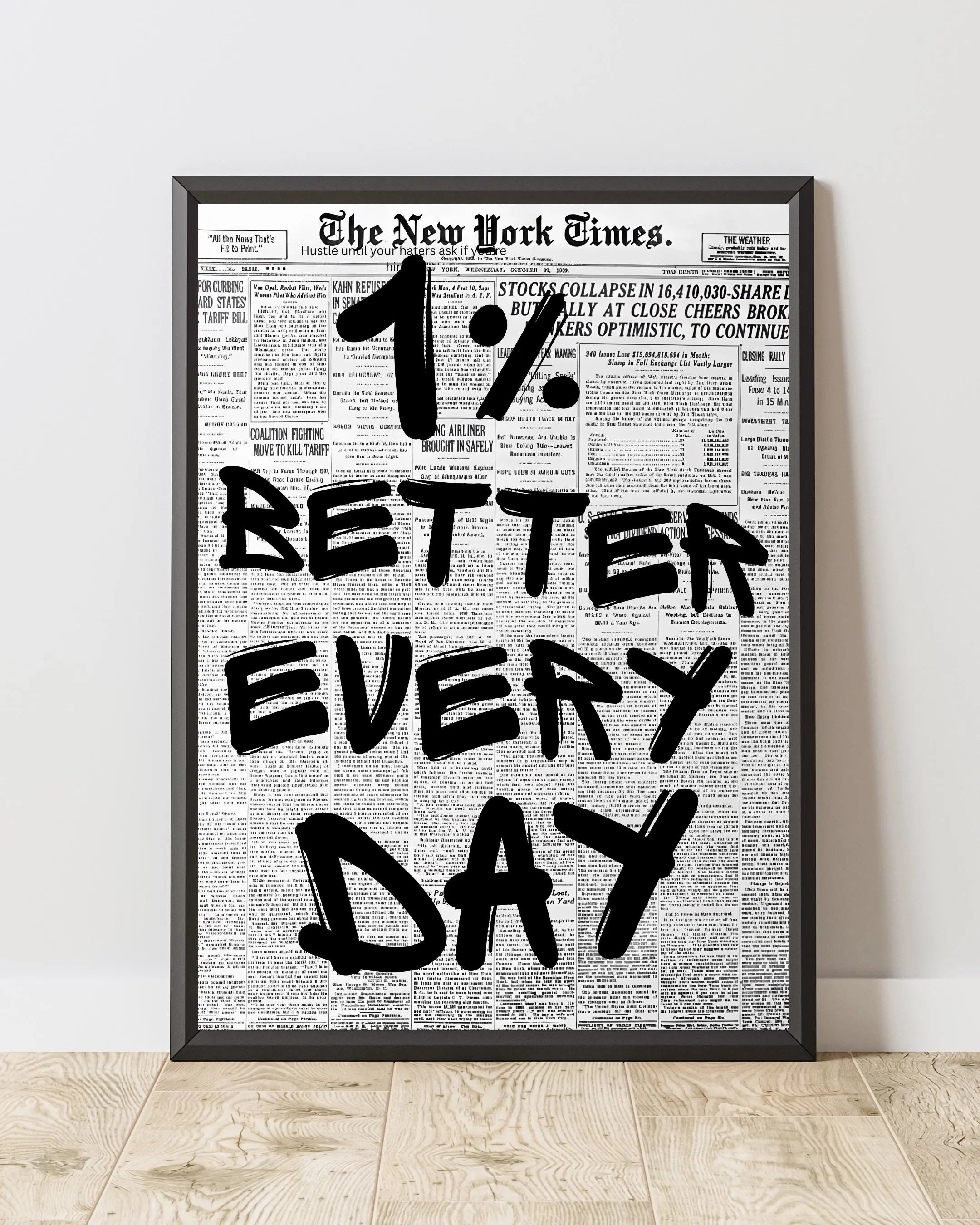 1% Better Every Day Framory Prints