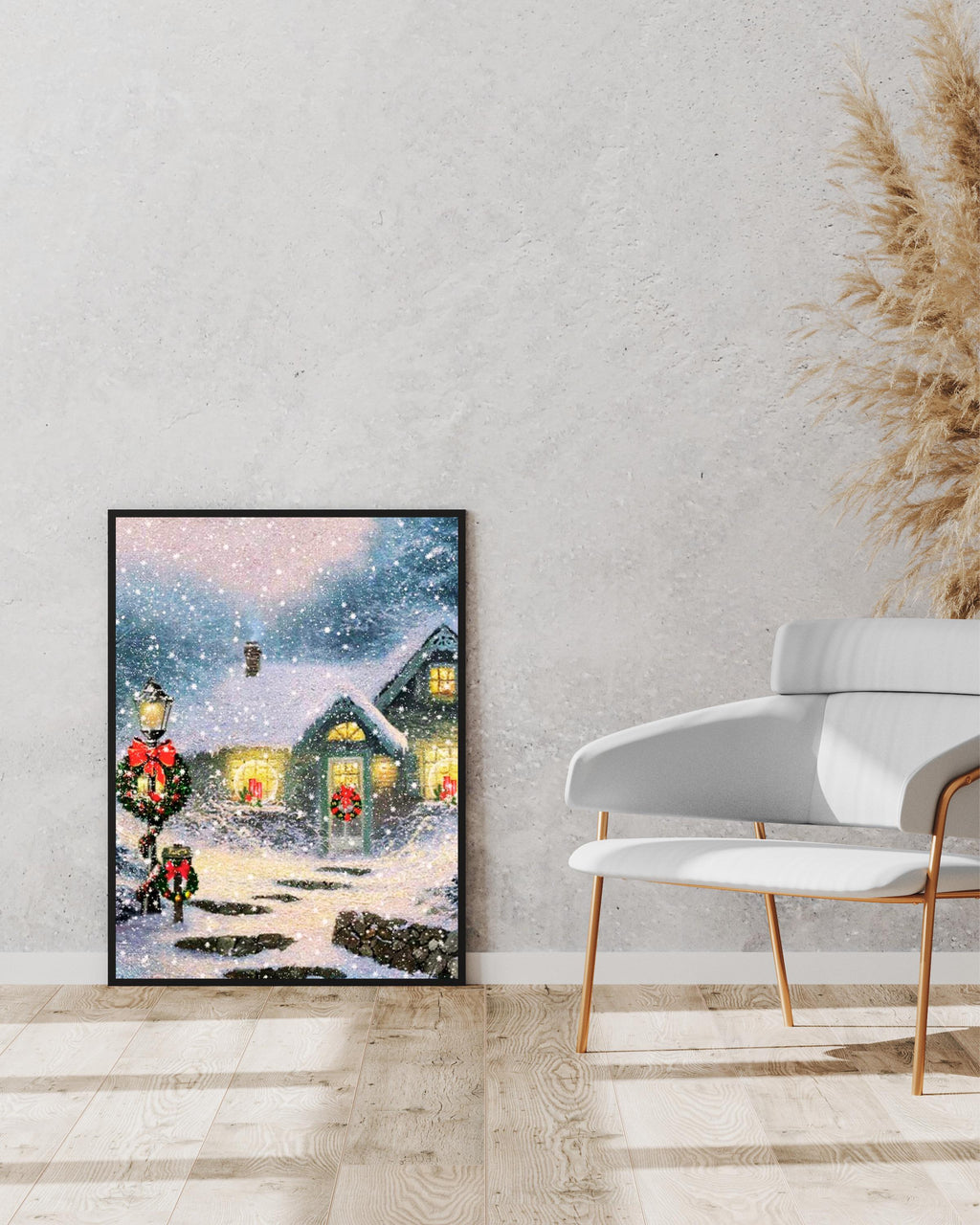 Vintage Christmas House