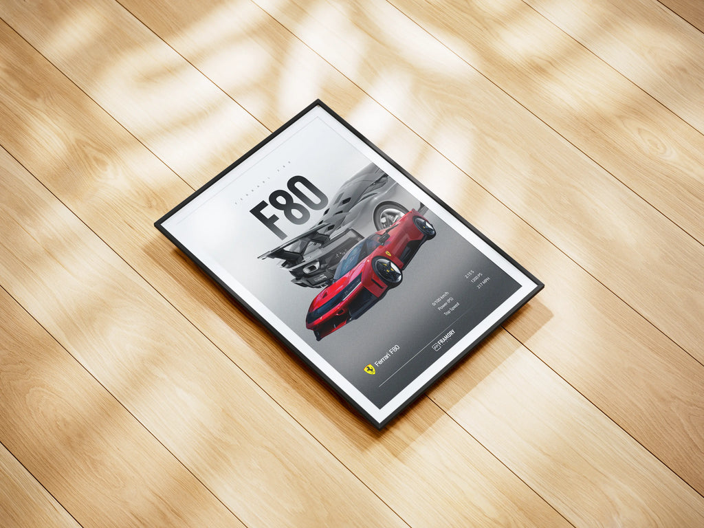 Ferrari F80 Framory Prints