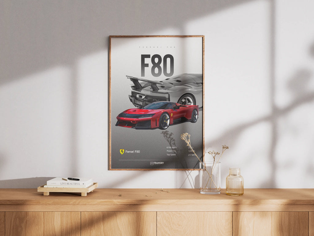 Ferrari F80 Framory Prints