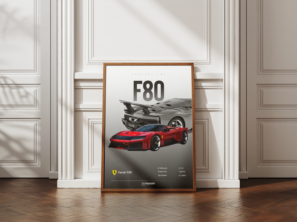 Ferrari F80 Framory Prints