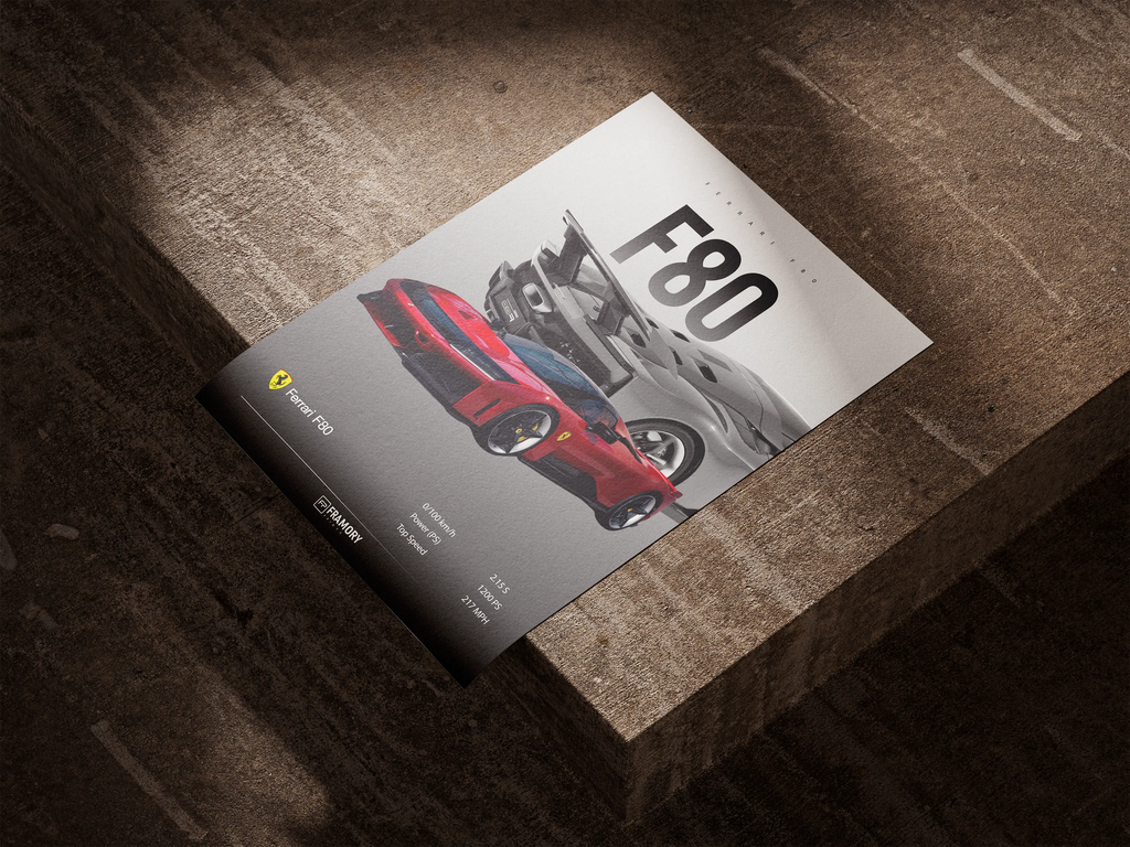 Ferrari F80 Framory Prints