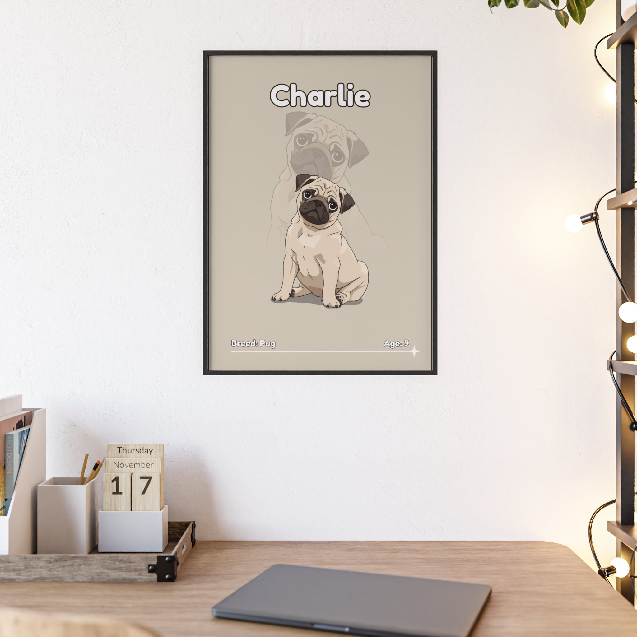 Cartoon Custom Pet Poster