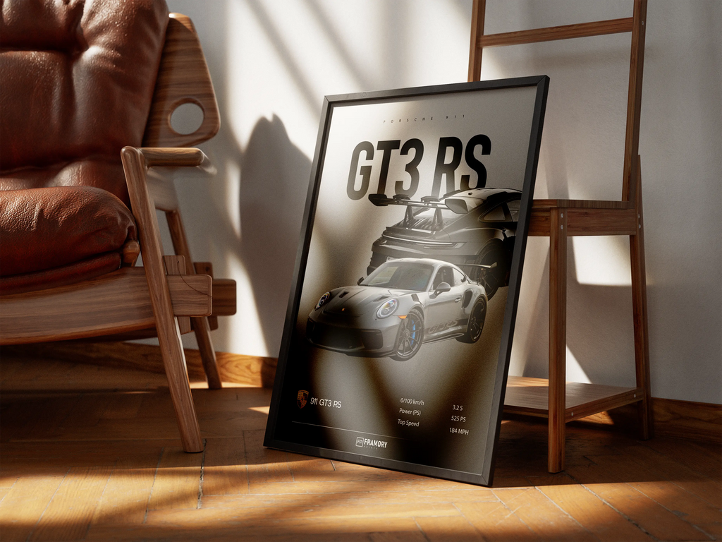 Porsche 911 GT3 RS Framory Prints