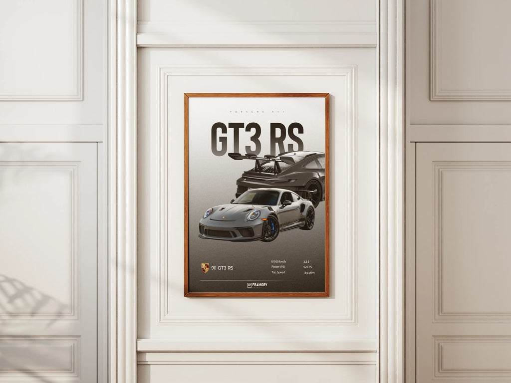 Porsche 911 GT3 RS Framory Prints