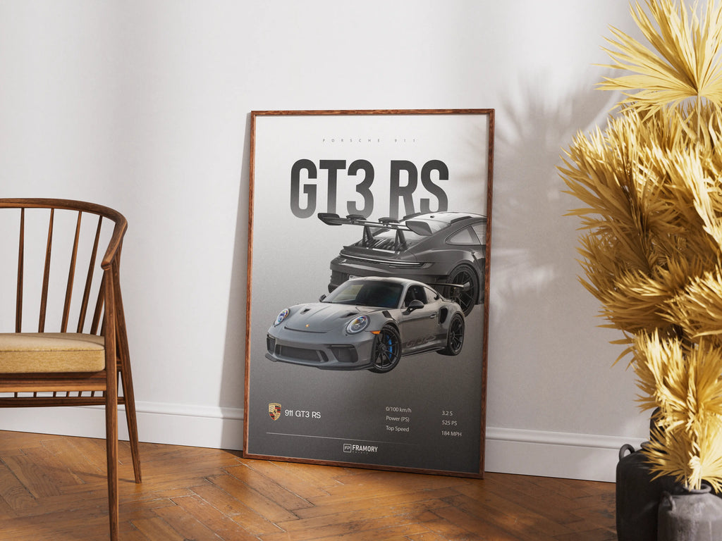 Porsche 911 GT3 RS Framory Prints