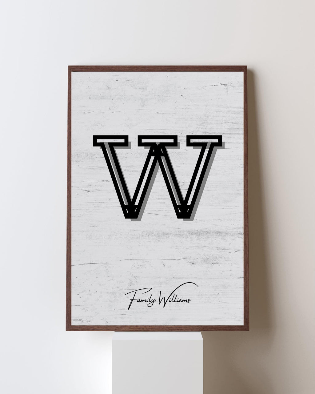 Personalized Family Portrait Poster