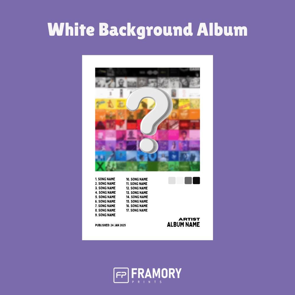 Personalized Music Tracklist Album