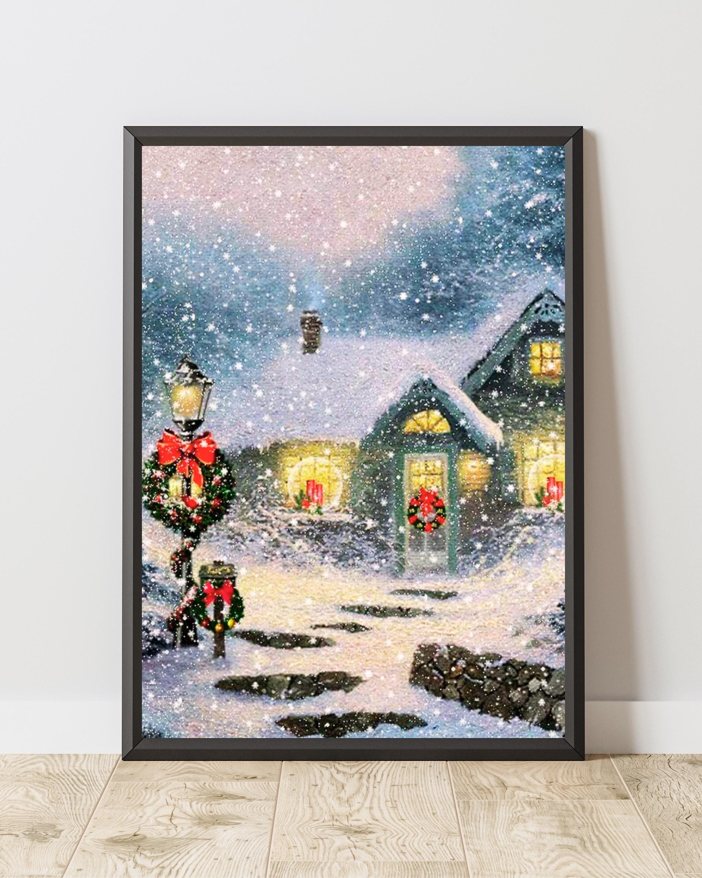 Vintage Christmas House