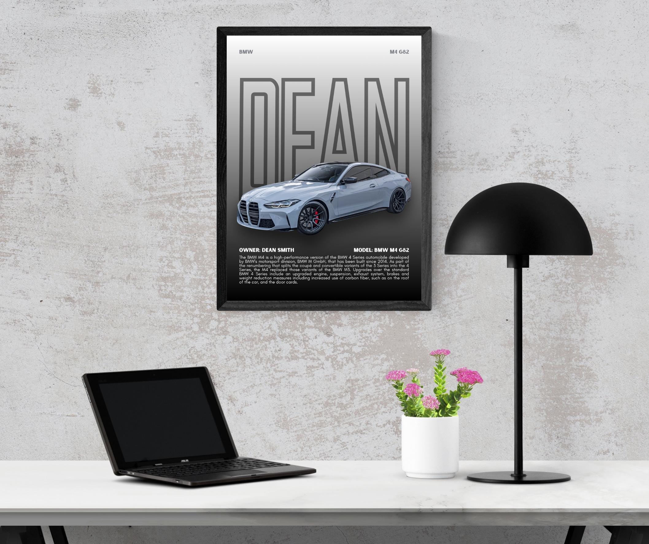 Personalized Car Poster