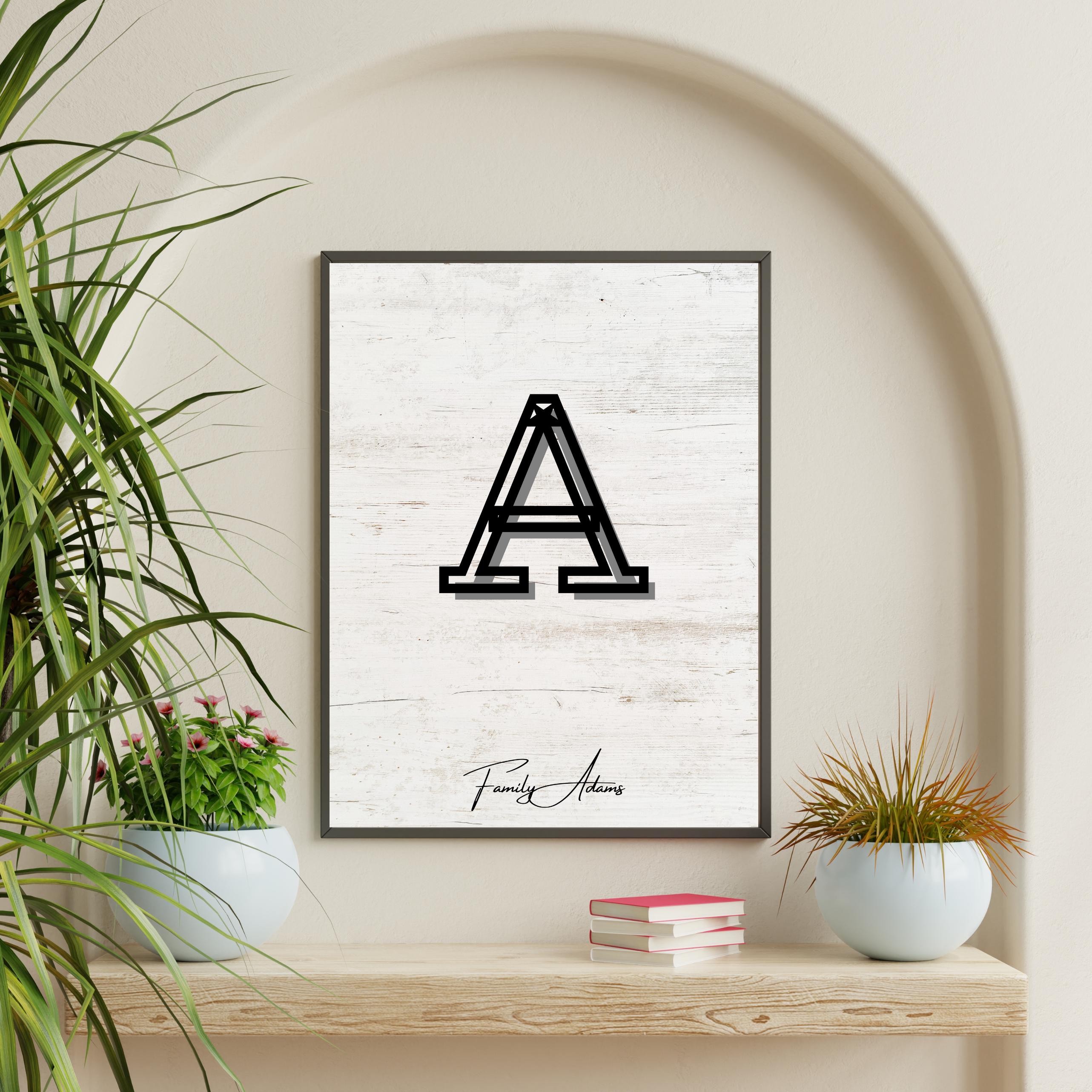 Personalized Family Portrait Poster