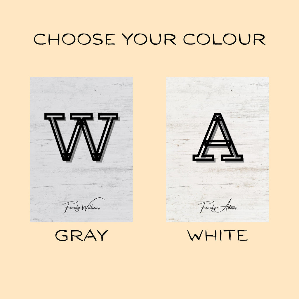 Personalized Family Portrait Poster