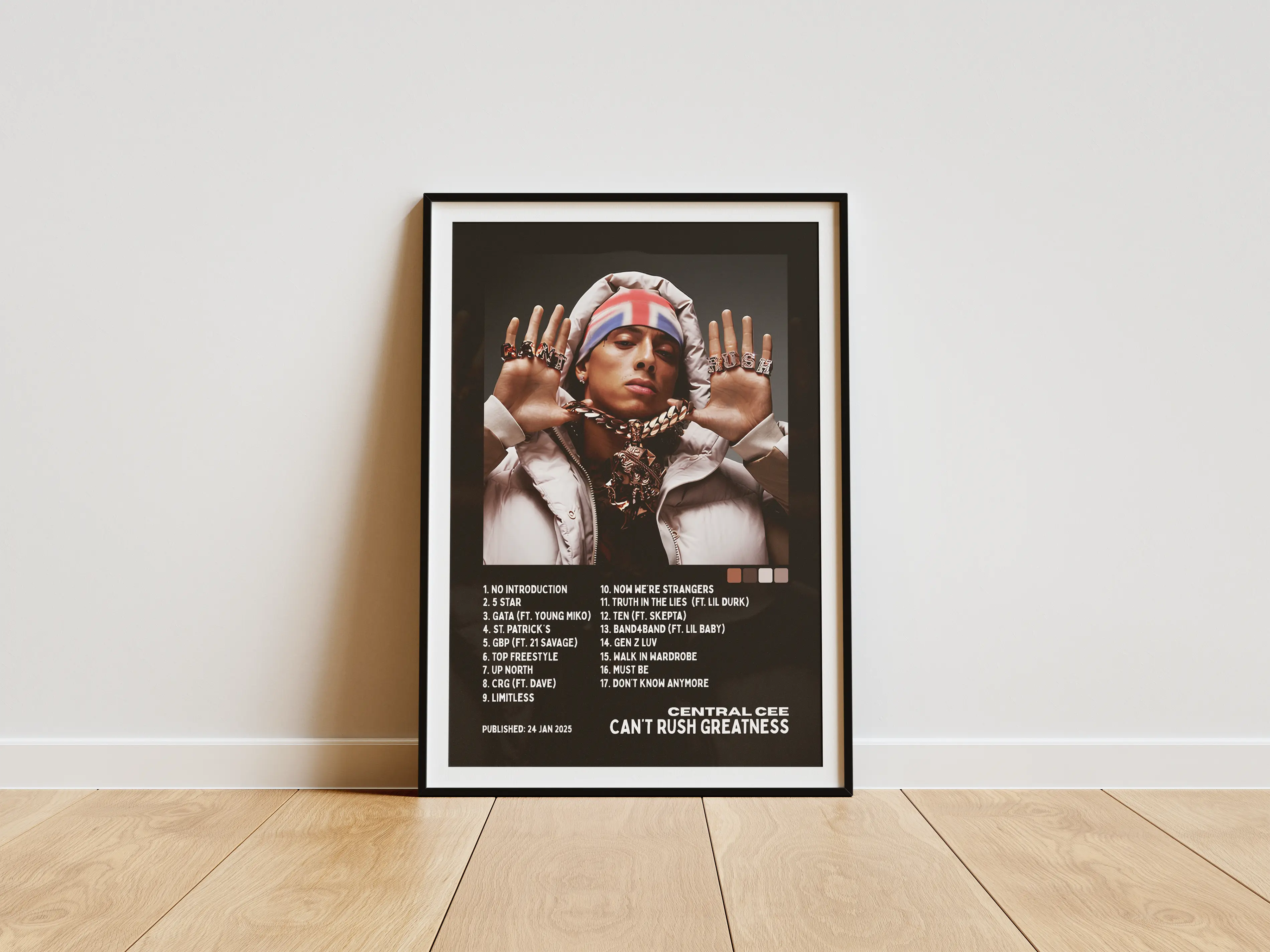 Can't Rush Greatness - Central Cee Framory Prints
