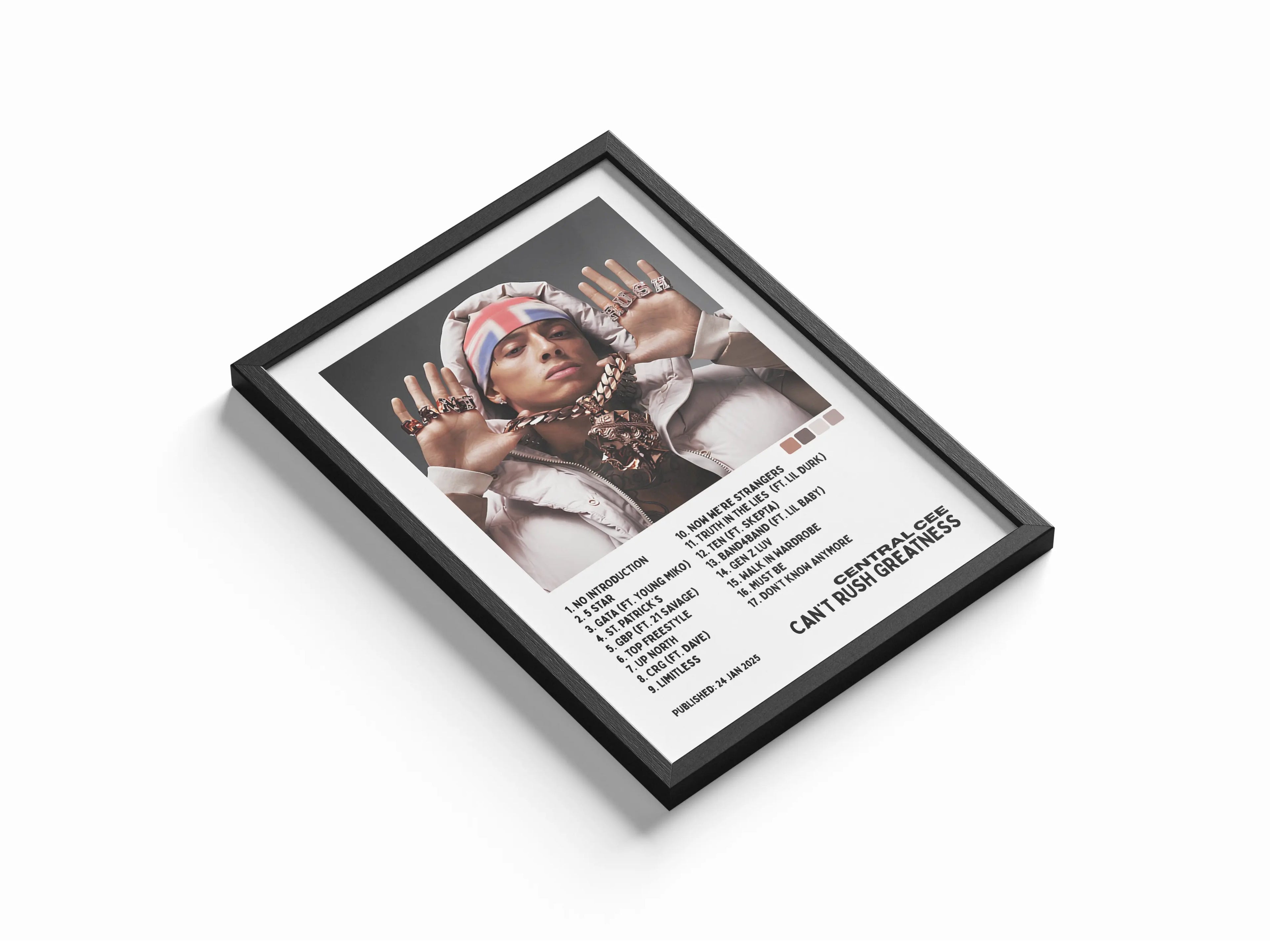 Can't Rush Greatness - Central Cee Framory Prints