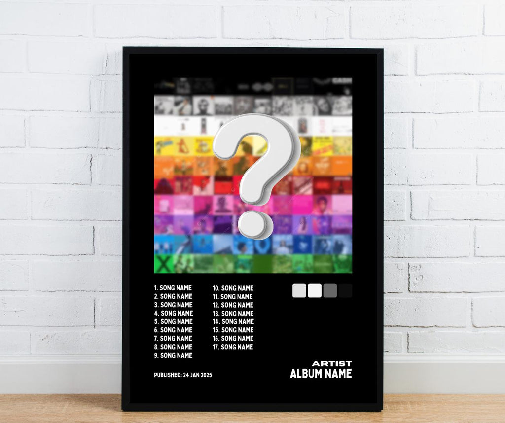 Personalized Music Tracklist Album