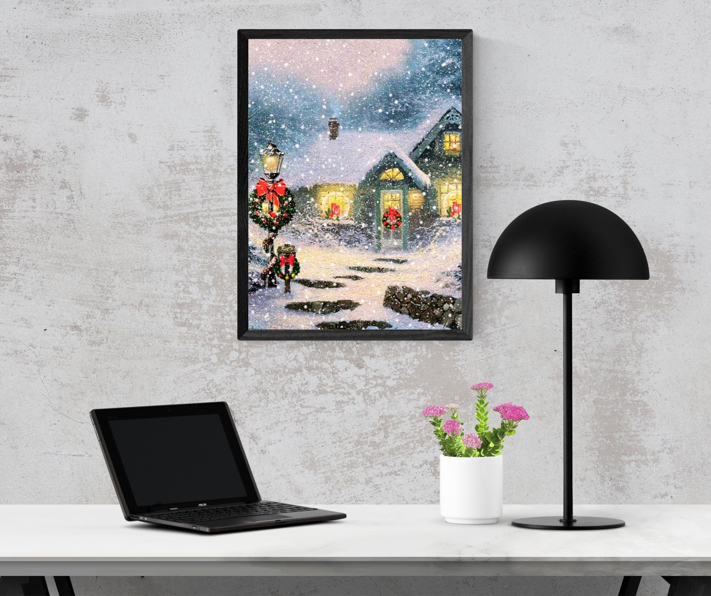 Vintage Christmas House