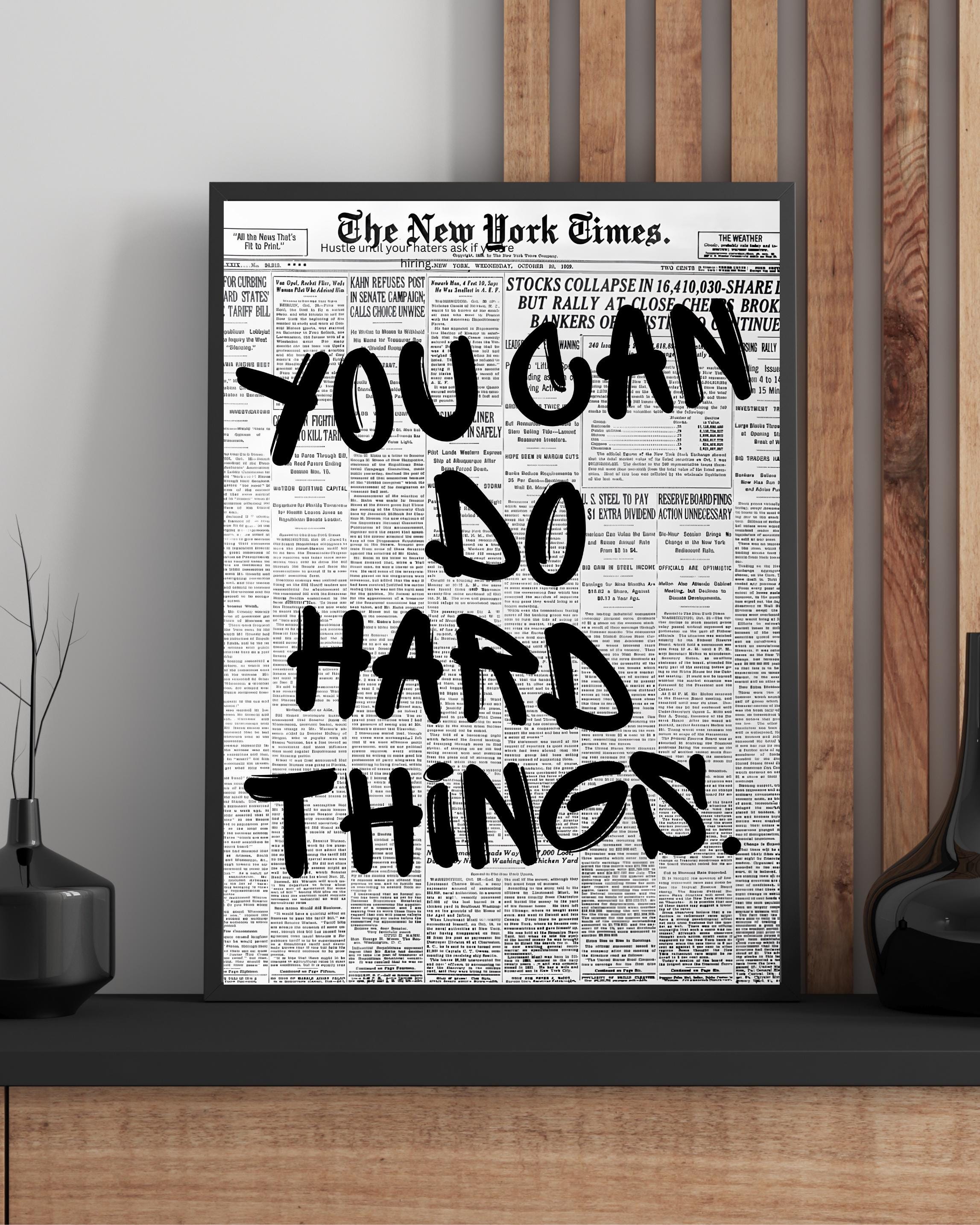You Can Do Hard Things.