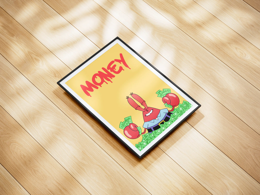 Mr. Krabs Money Framory Prints