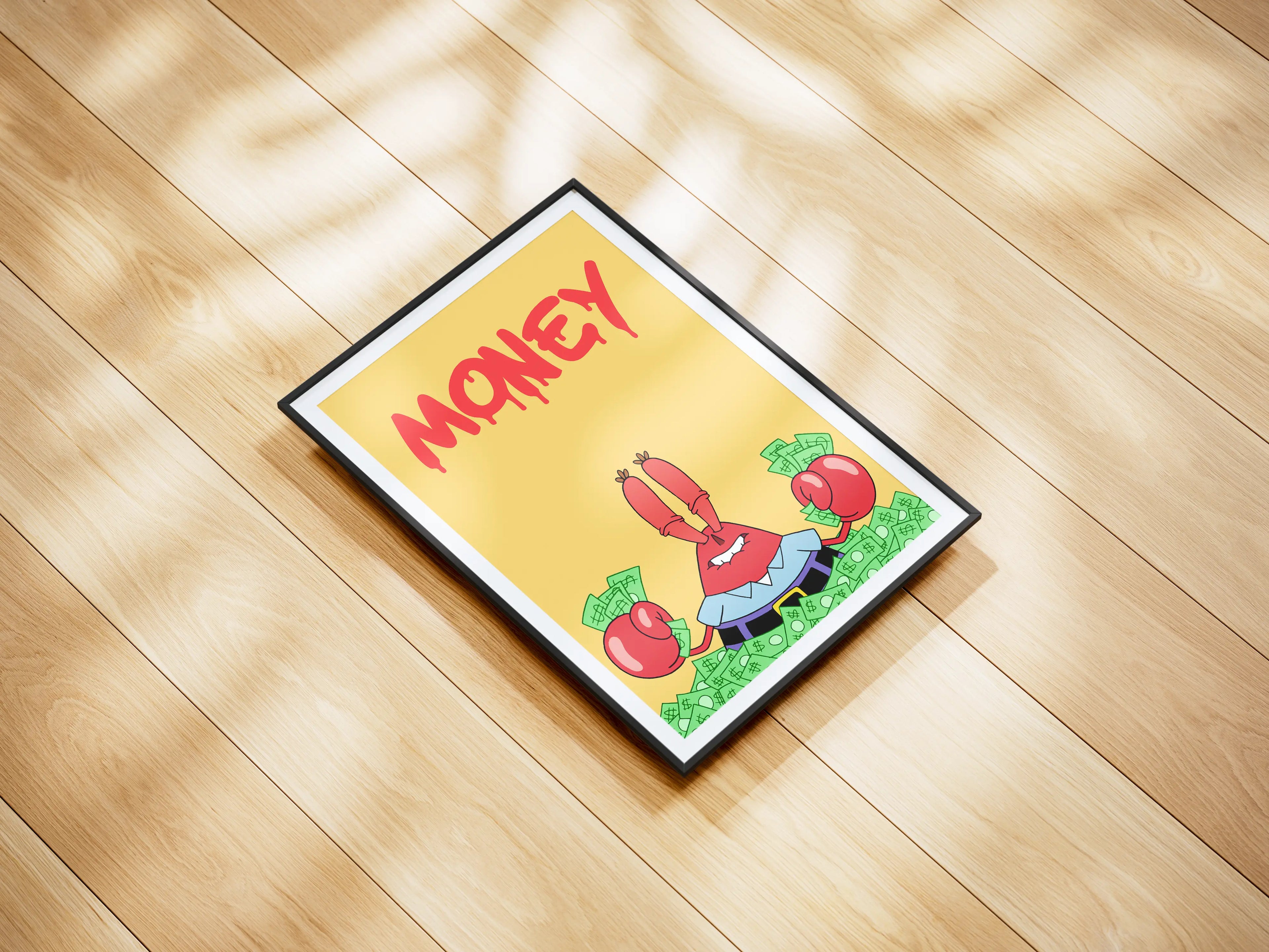 Mr. Krabs Money Framory Prints