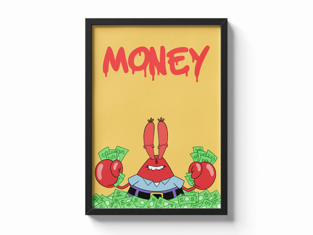 Mr. Krabs Money Framory Prints