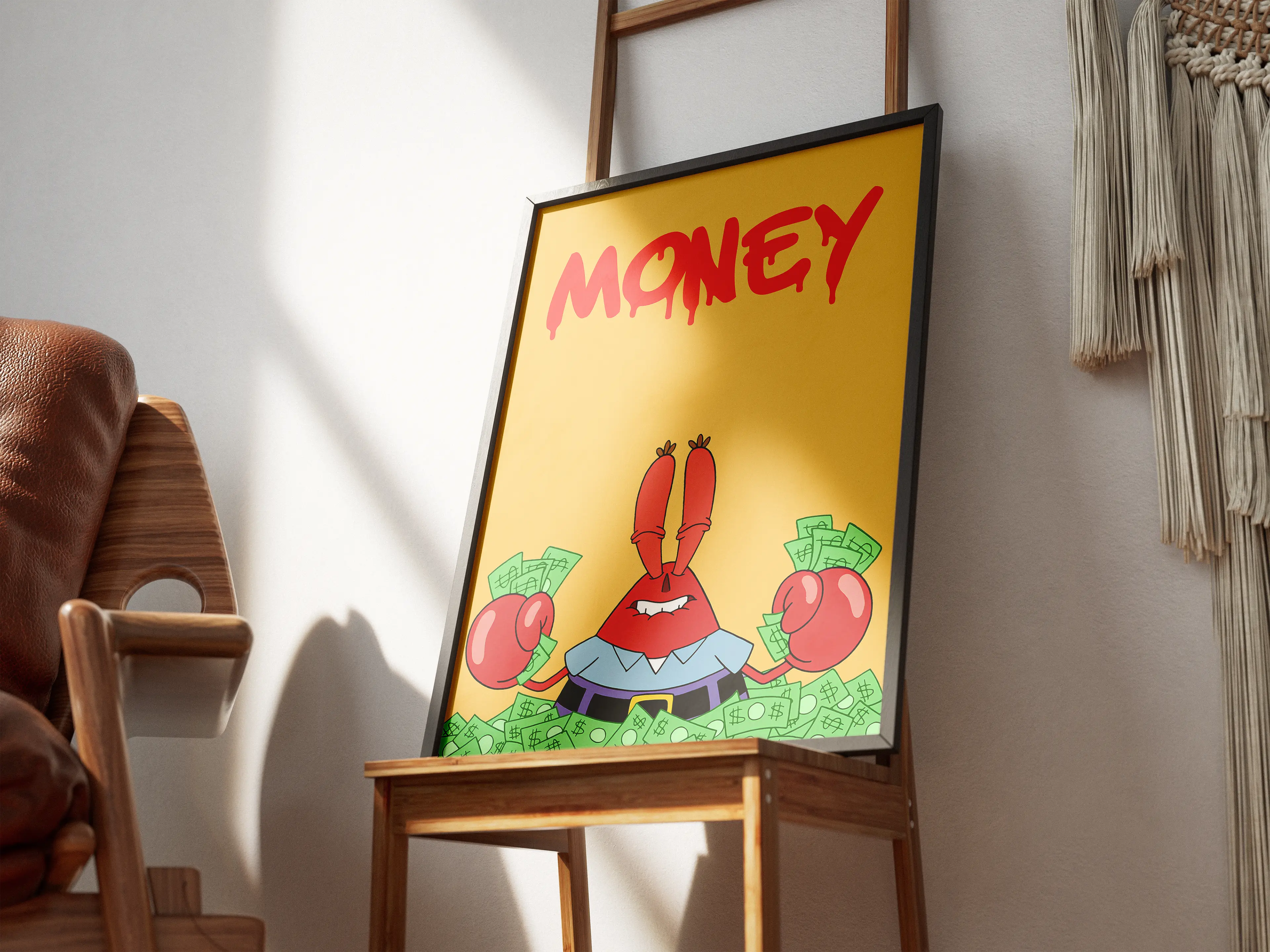 Mr. Krabs Money Framory Prints