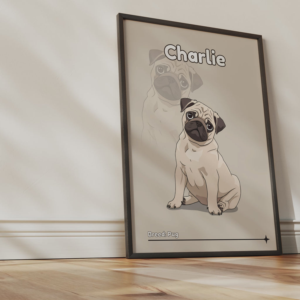 Cartoon Custom Pet Poster
