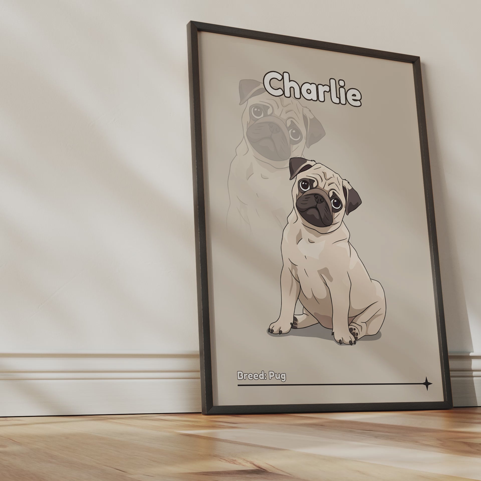 Cartoon Custom Pet Poster