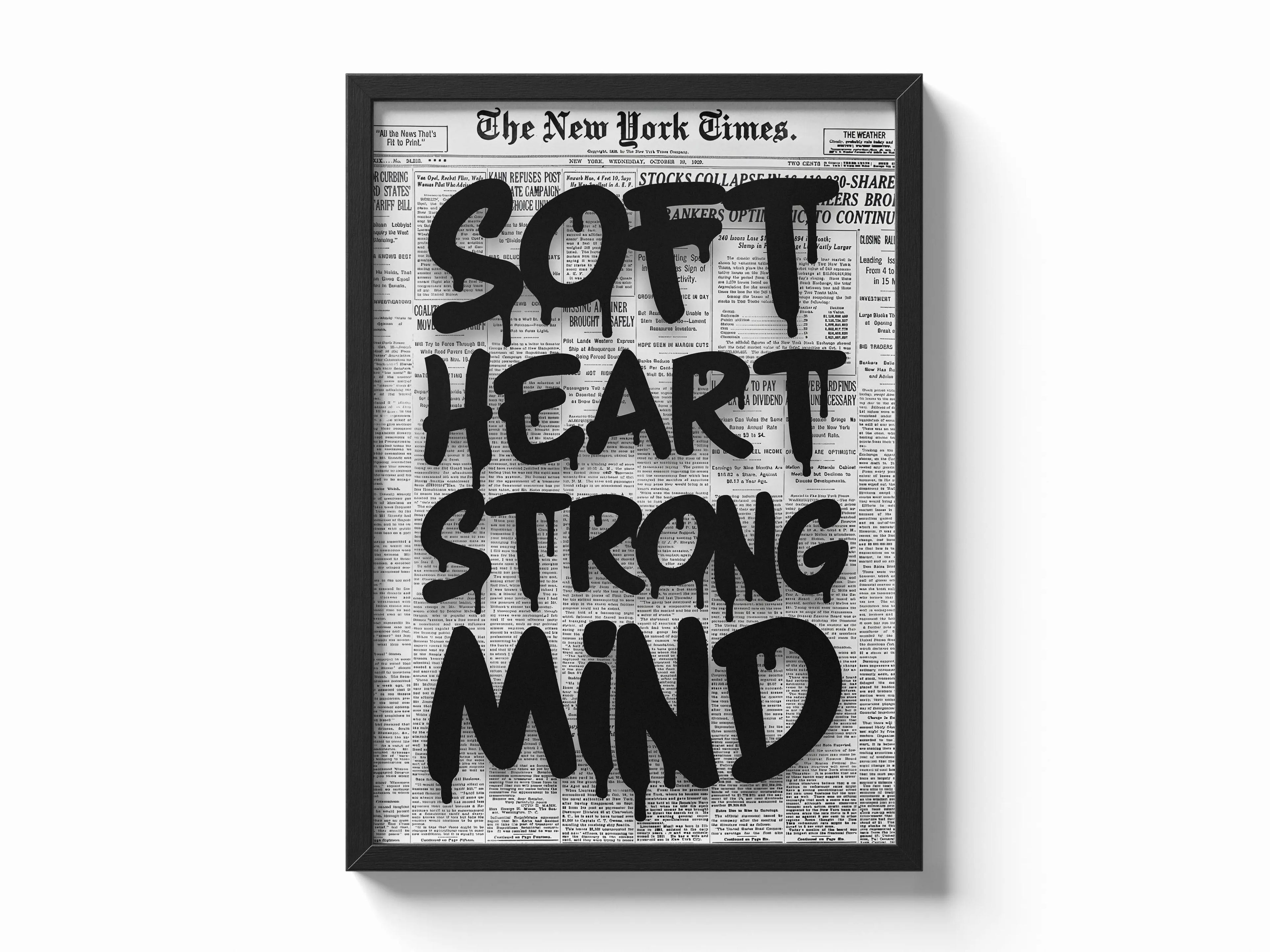 Soft Heart, Strong Mind. Framory Prints